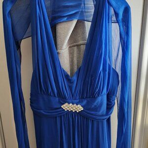 Dollar Fashion Blue formal dress - 2XL